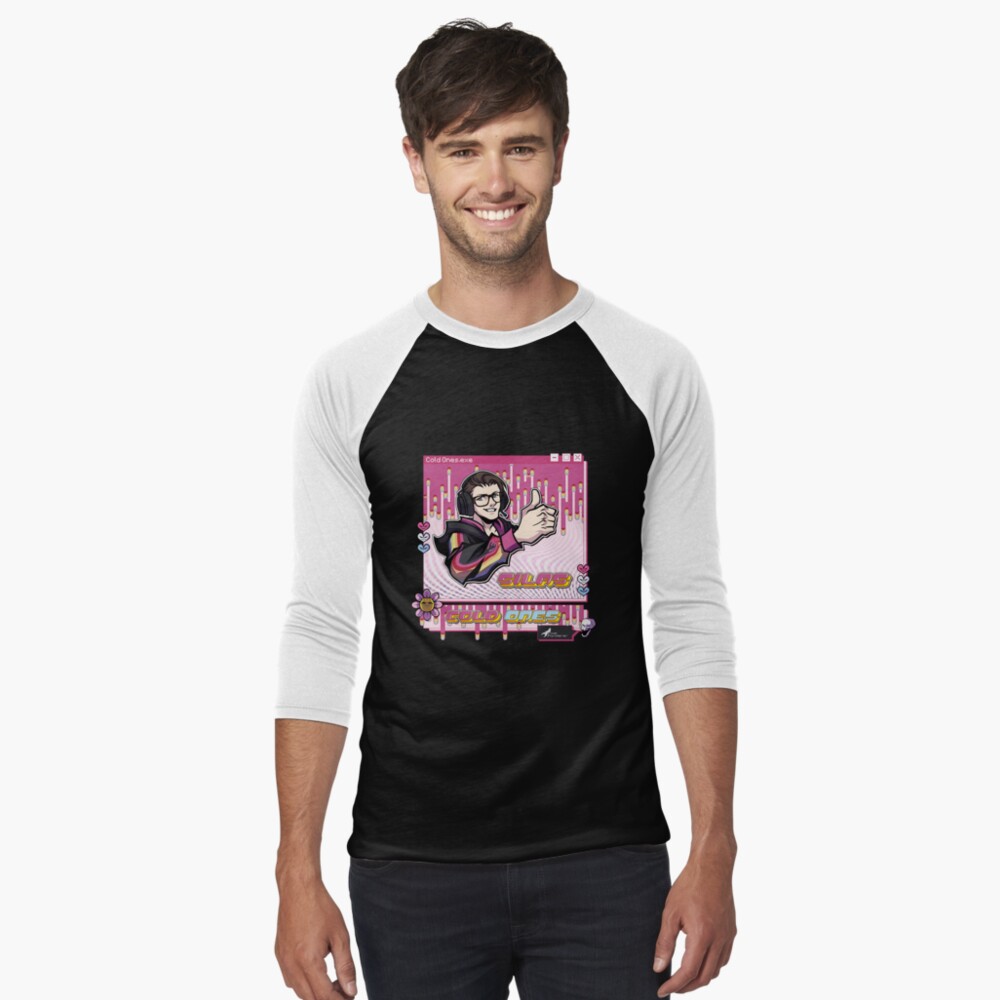 Item preview, Baseball ¾ Sleeve T-Shirt designed and sold by PixelPonderer.