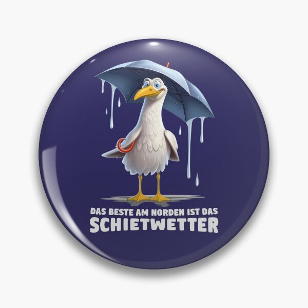 Artikelvorschau, Schietwetter Spruch – Lustige Möwe Norden Küste Regen Regenschirm entworfen und verkauft von Infinitee8hirts.