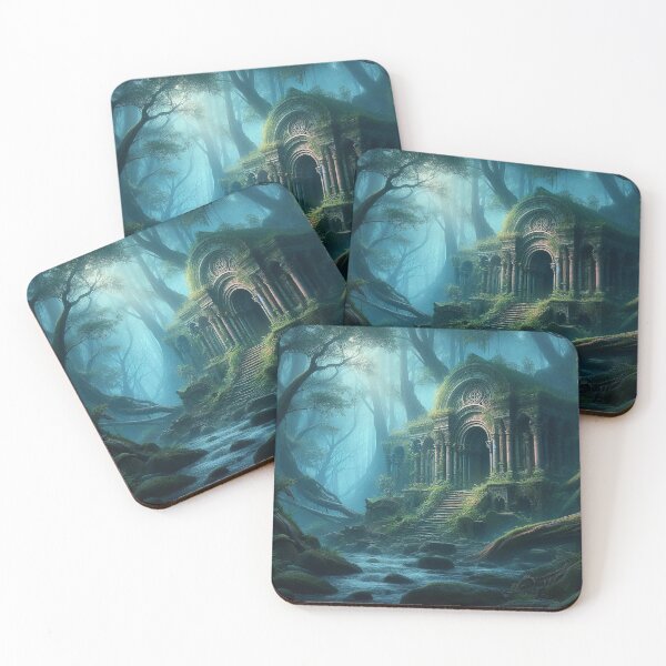 Item preview, Mysterious forest ruins designed and sold by Cerberus-Art.