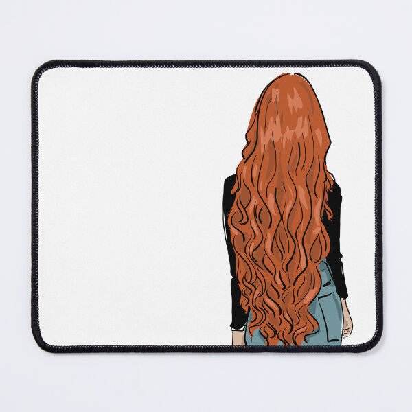 Item preview, Drawing of a Woman With Long Red Hair designed and sold by NocteCorvus1706.