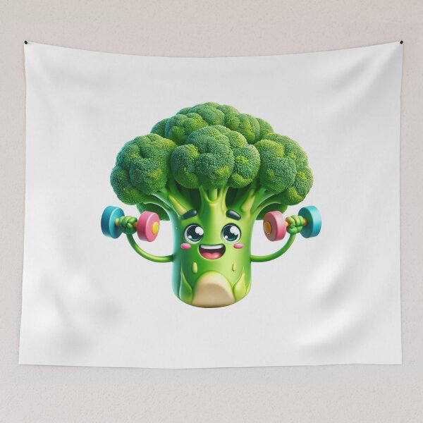 Item preview, Buff Broccoli - Fitness Guru designed and sold by vk09.