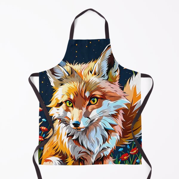 Item preview, Red Fox and Flowers, Ai Generated Art  designed and sold by ACC .