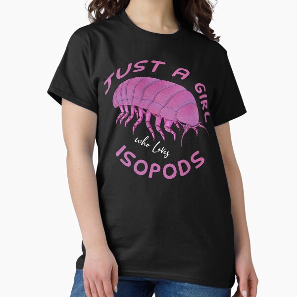 Vista previa del artículo con la obra «Solo una chica que ama los isópodos Lindo amante de los isópodos Isópodo gigante», diseñado y vendido por MTRBSK11.