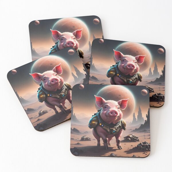 Item preview, Alien Pig in the Mars designed and sold by Marcicev-Bojan.
