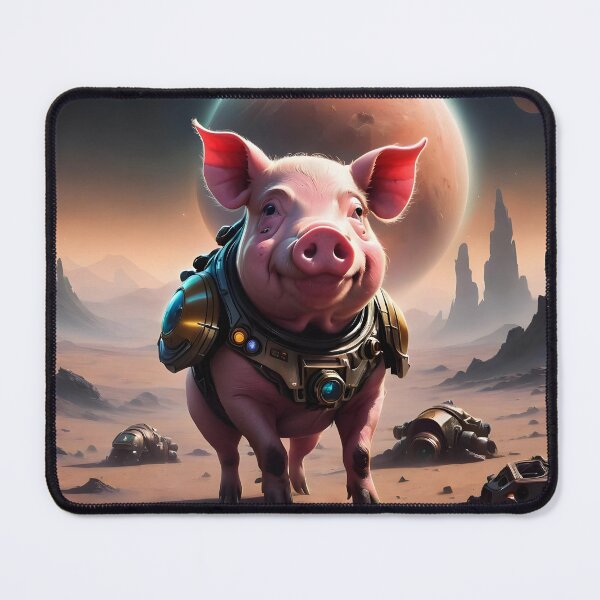 Item preview, Alien Pig in the Mars designed and sold by Marcicev-Bojan.