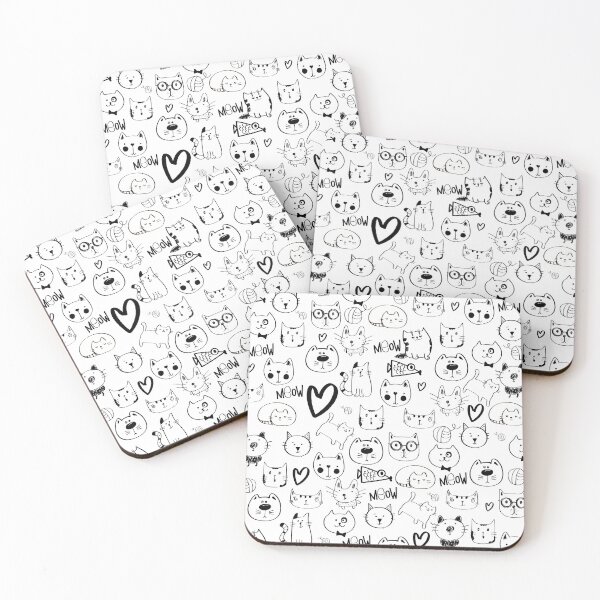 Item preview, Meow Cats designed and sold by MagpieMuddles.