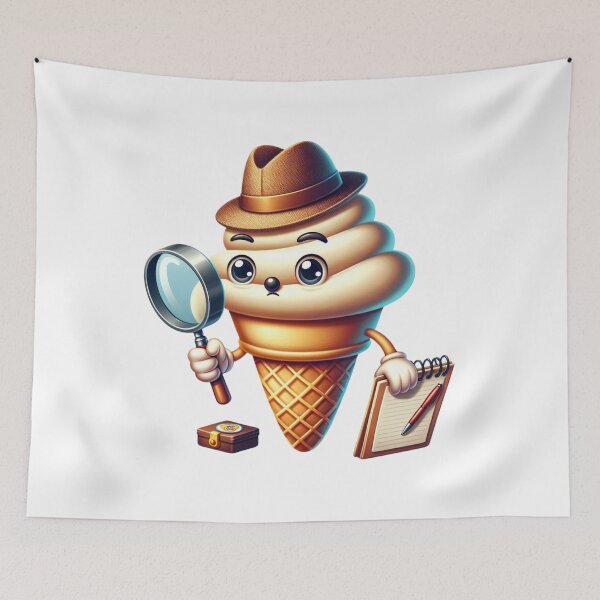 Item preview, Sleuth Scoop - The Ice Cream Detective designed and sold by vk09.