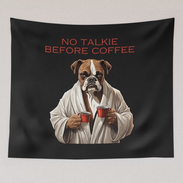 Item preview, No Talkie Before Coffee designed and sold by AlienOccupation.