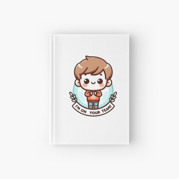 Item preview, I'M ON YOUR TEAM!: Colorful Cheerleader Boy Illustration designed and sold by SplashTastic.