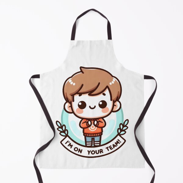 Item preview, I'M ON YOUR TEAM!: Colorful Cheerleader Boy Illustration designed and sold by SplashTastic.