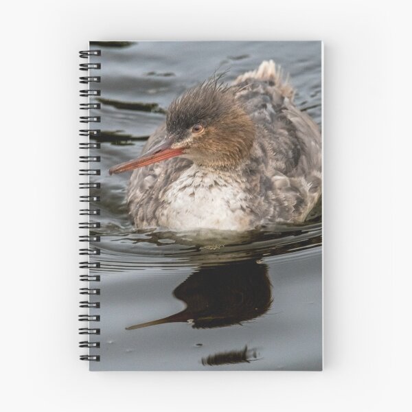 Item preview, Merganser Gliding Across the Water designed and sold by Debra Martz.