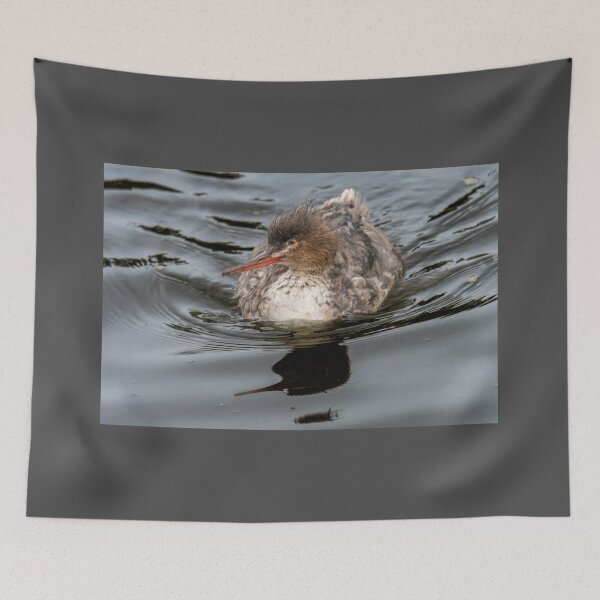Item preview, Merganser Gliding Across the Water designed and sold by Debra Martz.
