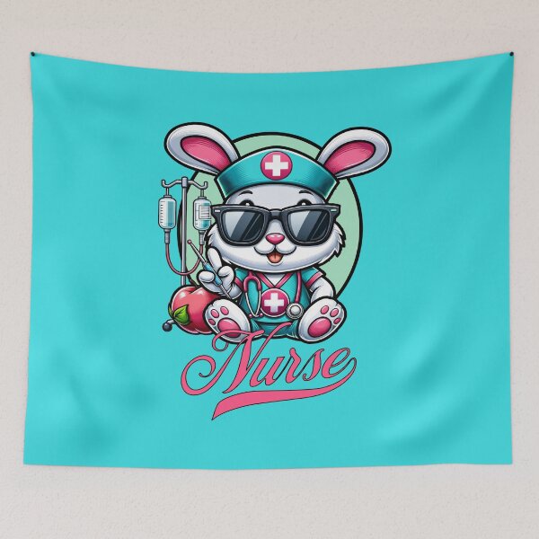 Item preview, Nurse Bunny designed and sold by RockBeeDesigns.