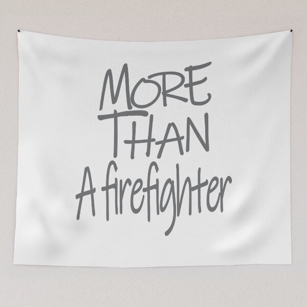 Item preview, More than A Firefighter Optimism Saying designed and sold by YAHIA-14.