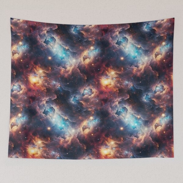 Item preview, Seamless Deep Space Art Repeating Tile Wallpaper Pattern designed and sold by ZeptepiPatterns.