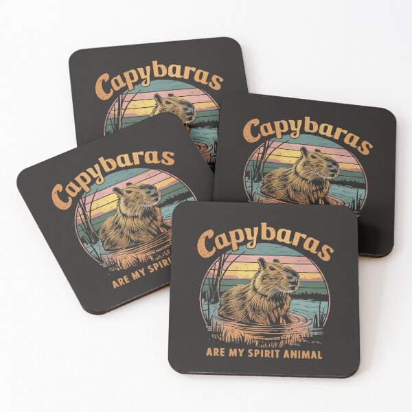 Item preview, A cool shirt for capybara lovers. Capybara in the swamp at sunset.- 'CAPYBARAS ARE MY SPIRIT'. designed and sold by Gadget80.