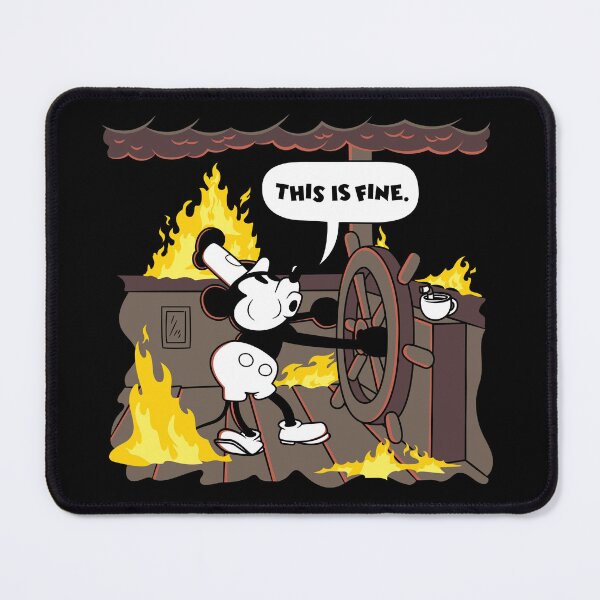 Item preview, This is fine mickey mouse steamboat willie designed and sold by therocketman.