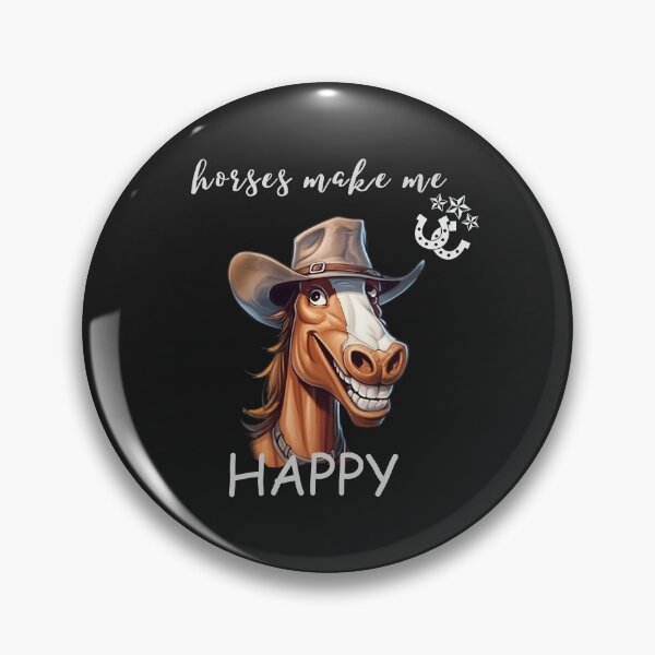 Item preview, Horses Make Me Happy designed and sold by AlienOccupation.