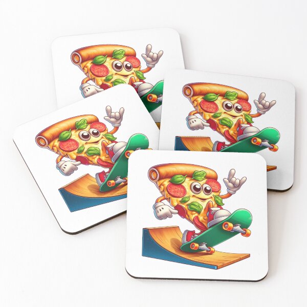 Item preview, Thrashin' Mozzarella - The Skate Slice Sensation designed and sold by vk09.
