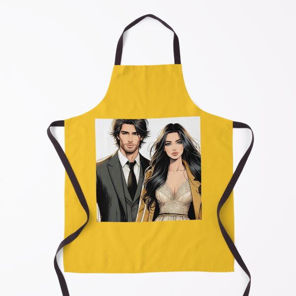 Item preview, Chet Abernathy and Valerie Mabel - Fashion Drawing - Character Art designed and sold by AmberRoseWrites.