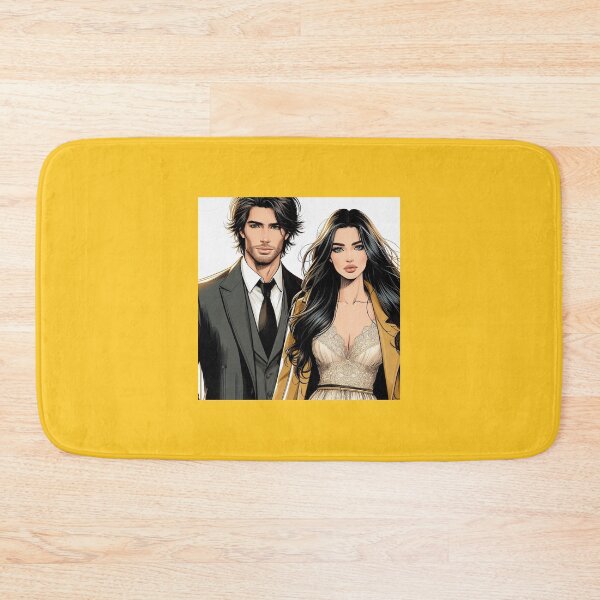 Item preview, Chet Abernathy and Valerie Mabel - Fashion Drawing - Character Art designed and sold by AmberRoseWrites.