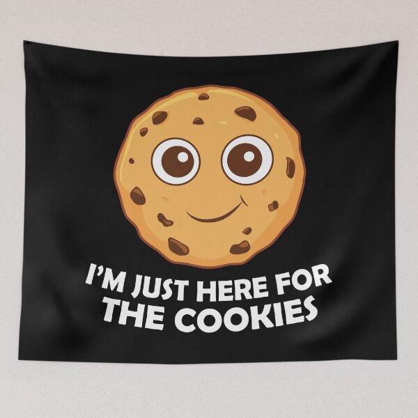 Item preview, I'm Just Here For The Cookies - Chocolate Chip Cookie designed and sold by PolyPixel.