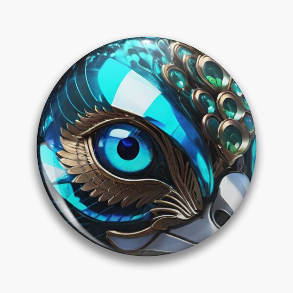 Item preview, mechanized peacock face designed and sold by optimusprime39.