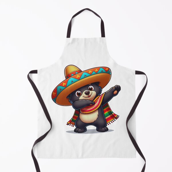Item preview, Mexican Black Bear Dabbing Mexican Poncho Cinco de Mayo Boys Men Dab designed and sold by KAYDEE01212 ✨.