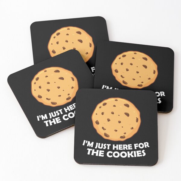 Item preview, I'm Just Here For The Cookies - Chocolate Chip Cookie designed and sold by PolyPixel.