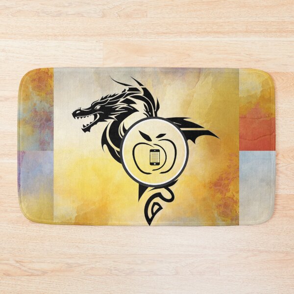 Item preview, Embossed Fierce Dragon on Colored Background designed and sold by InfoBytes Academy.