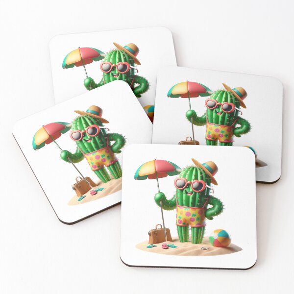 Item preview, Sunny Spikes - The Vacationing Cactus designed and sold by vk09.