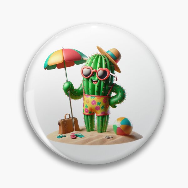 Item preview, Sunny Spikes - The Vacationing Cactus designed and sold by vk09.