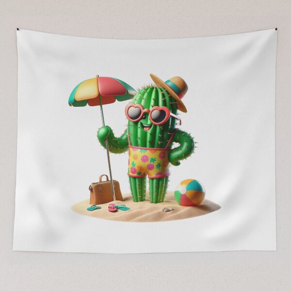 Item preview, Sunny Spikes - The Vacationing Cactus designed and sold by vk09.