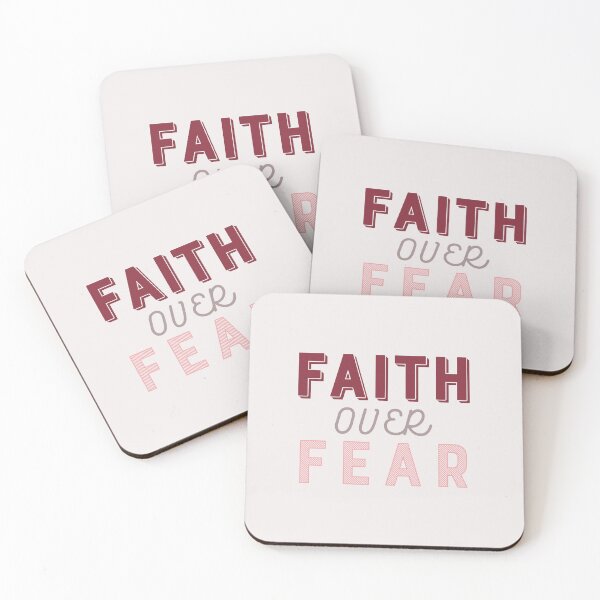 Item preview, Faith Over Fear | Christian motivation inspirational quote | Christian Collection designed and sold by Blessed Be Your Name.