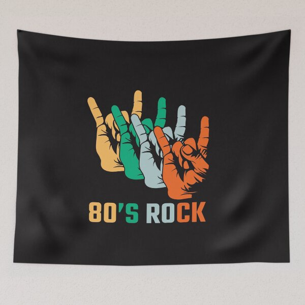Item preview, Colorful Retro 80s Rock designed and sold by AlienOccupation.