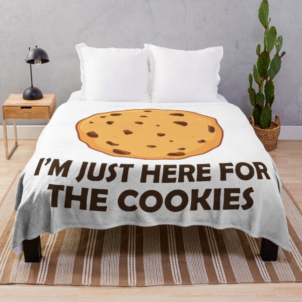 Item preview, I'm Just Here For The Cookies - Chocolate Chip Cookie designed and sold by PolyPixel.