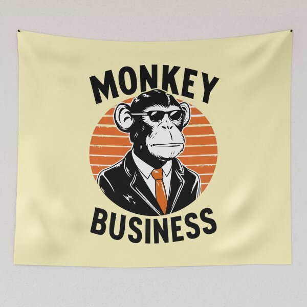 Item preview, Monkey Business designed and sold by Jollys-ArtShop.