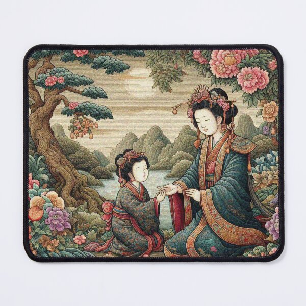 Item preview, Mother and Daughter Outdoor Picnic designed and sold by Illuministique.