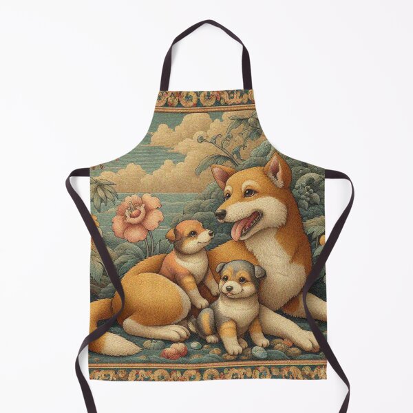 Artikelvorschau, Mama Dog und Welpen haben Spaß im Freien am Meer entworfen und verkauft von Illuministique.