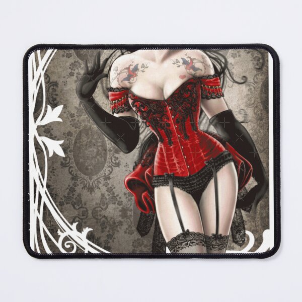 Item preview, BURLESQUE Corset Pin Up Girl Lili Marlene designed and sold by MaviReichel.