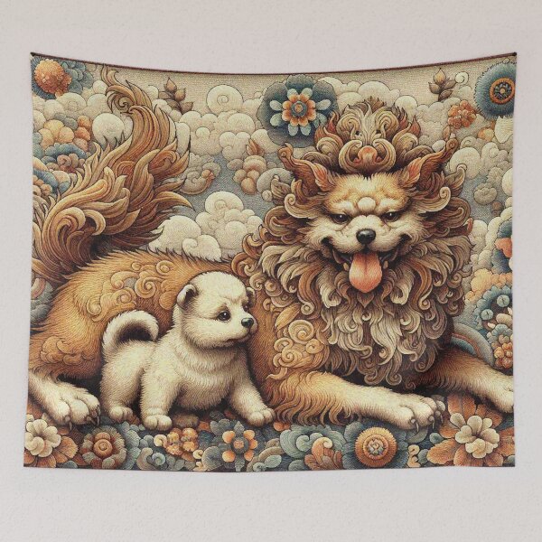Item preview, Mamá Perro Mágica y su Cachorro designed and sold by Illuministique.