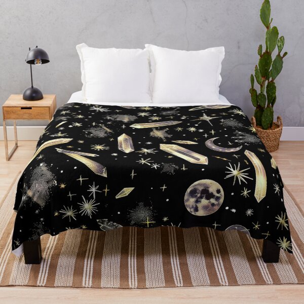 Item preview, Stellar Crystals Cosmic Dreamscape - Shining in Darkness designed and sold by Gourmet Neko Art | .