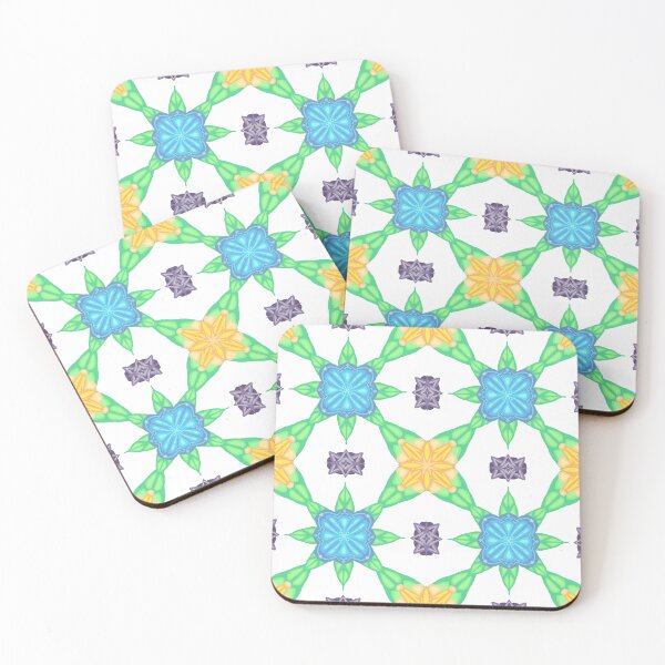 Item preview, Repeating Colorful Flower Mandala Design designed and sold by mikaylawiser.
