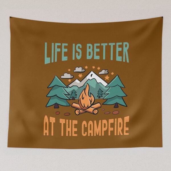 Item preview, Life Is Better At The Campfire  designed and sold by box-artshop.