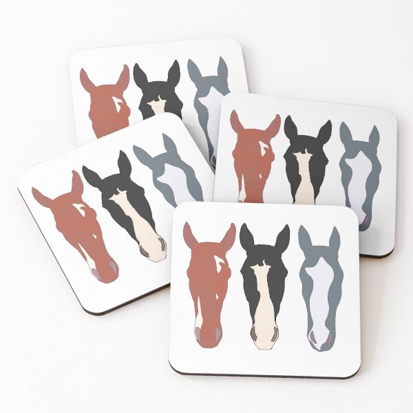 Item preview, Horse Trio Only designed and sold by bellamousse design co.