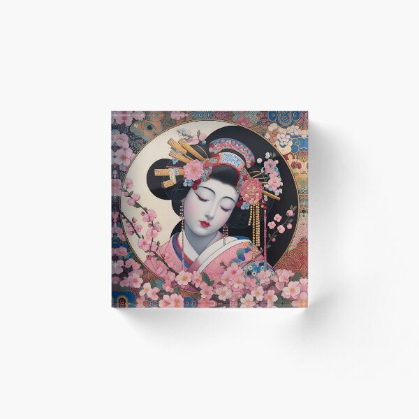 Aperçu de l'œuvre Les Geisha continuent de remplir leurs fonctions traditionnelles et représentent l'art japonais créée et vendue par aleksandr13.
