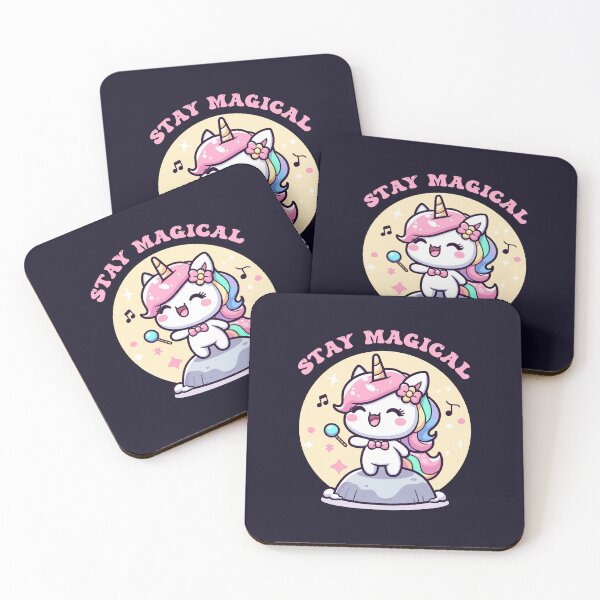 Item preview, Kawaii Unicorn - Stay Magical designed and sold by RareBunny.