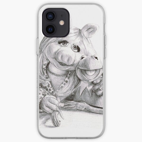 Kermit and Miss Piggy - Ballpoint Pen iPhone Soft Case