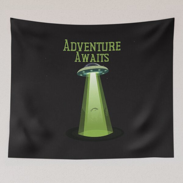 Item preview, UFO Abduction Adventure Awaits designed and sold by AlienOccupation.
