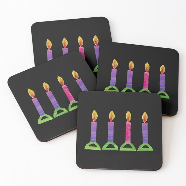 Item preview, Four Candles Fork Handles Advent Version designed and sold by Awmina.